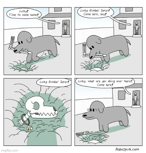 Lucky | image tagged in lucky,dog of the dead,dogs,dog,comics,comics/cartoons | made w/ Imgflip meme maker