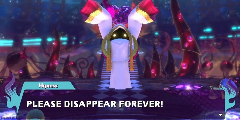 PLEASE DISAPPEAR FOREVER! | image tagged in please disappear forever | made w/ Imgflip meme maker