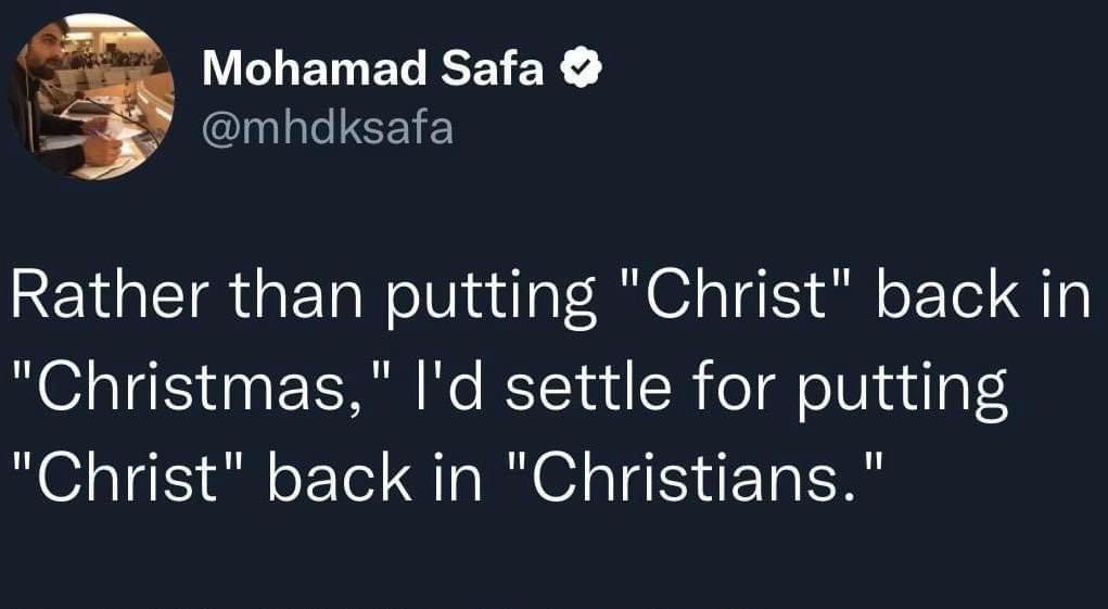 Christ back in Christians Blank Meme Template