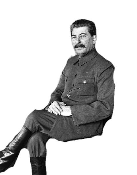 High Quality Stalin sitting Blank Meme Template