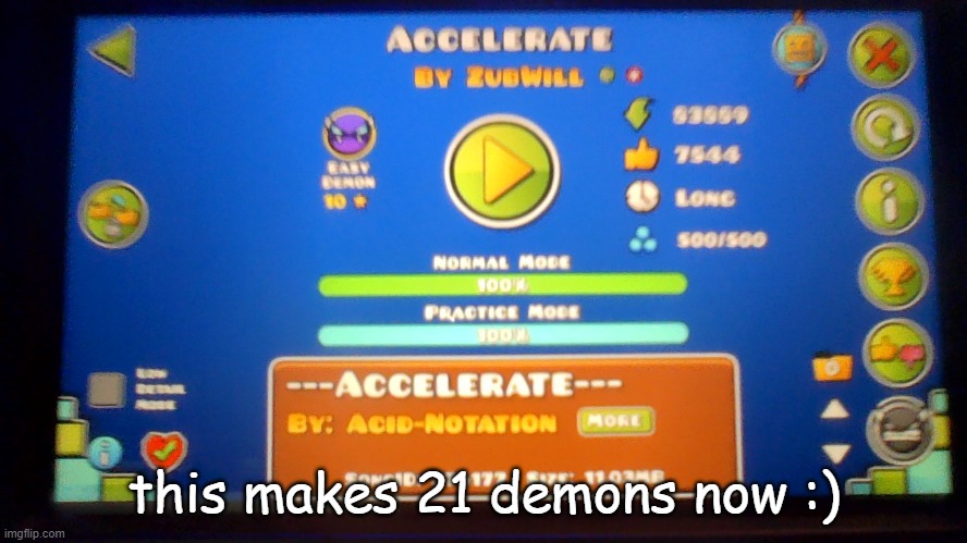 I'm cracked at this game ong | this makes 21 demons now :) | made w/ Imgflip meme maker