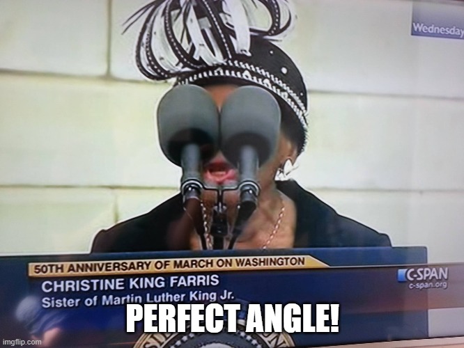 reporting on loss of eyesight | PERFECT ANGLE! | image tagged in you had one job,you didnt do it right,now roberts gonna roast you tonight | made w/ Imgflip meme maker