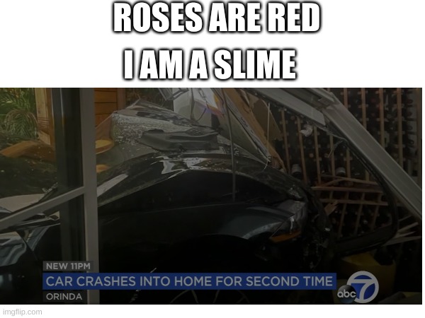 ROSES ARE RED; I AM A SLIME | made w/ Imgflip meme maker