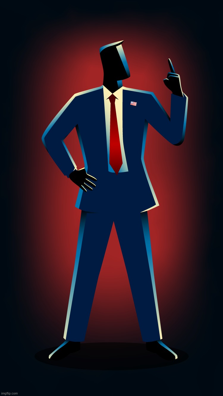 Self-righteous politician | image tagged in self-righteous politician | made w/ Imgflip meme maker