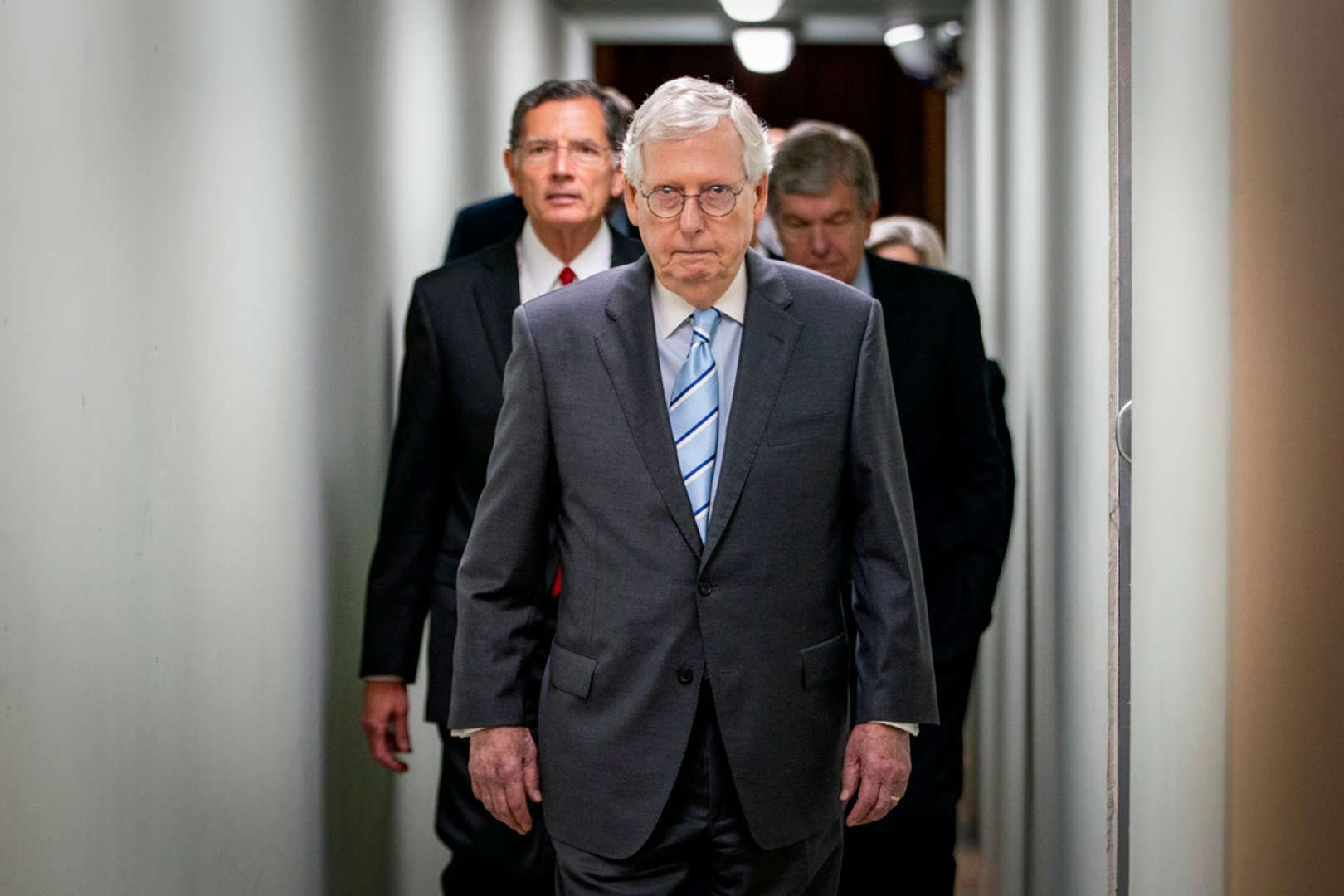 Resting Mitch face Blank Meme Template