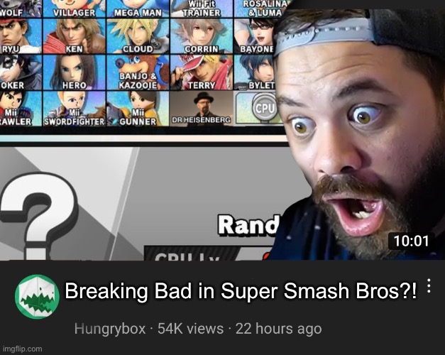 Meme | Breaking Bad in Super Smash Bros?! | made w/ Imgflip meme maker
