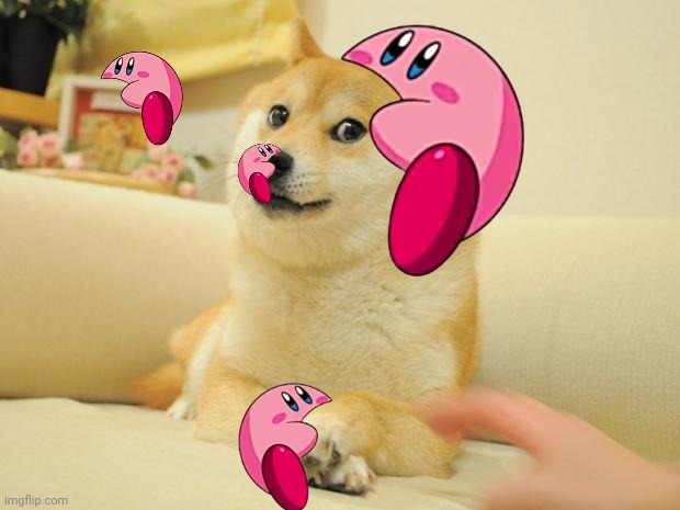 Kirby doge | image tagged in memes,doge 2,kirby,dogs,doggo | made w/ Imgflip meme maker