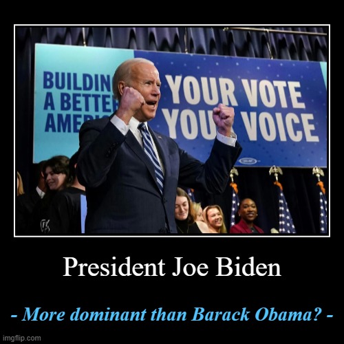 Really? Biden? Joe... f'in... Biden? | image tagged in funny,demotivationals,obama,barack obama,joe biden,biden | made w/ Imgflip demotivational maker