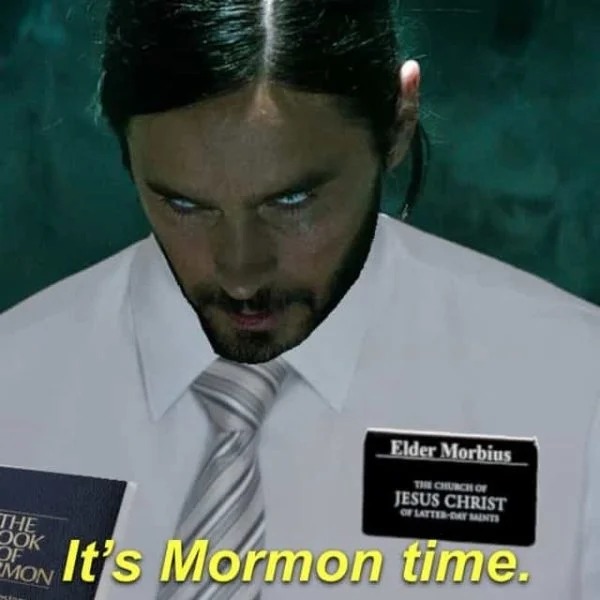 It's Mormon Time Blank Meme Template