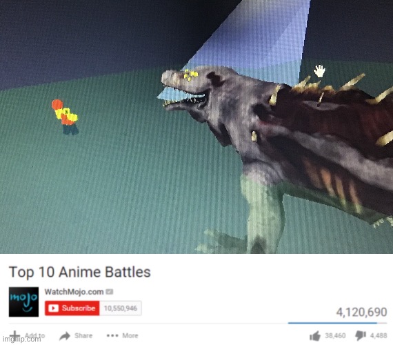 image tagged in top ten anime battles | made w/ Imgflip meme maker