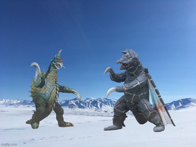 Snowy Showdown | made w/ Imgflip meme maker