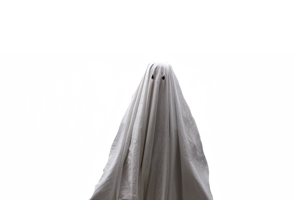 High Quality Ghost guy in sheet Blank Meme Template