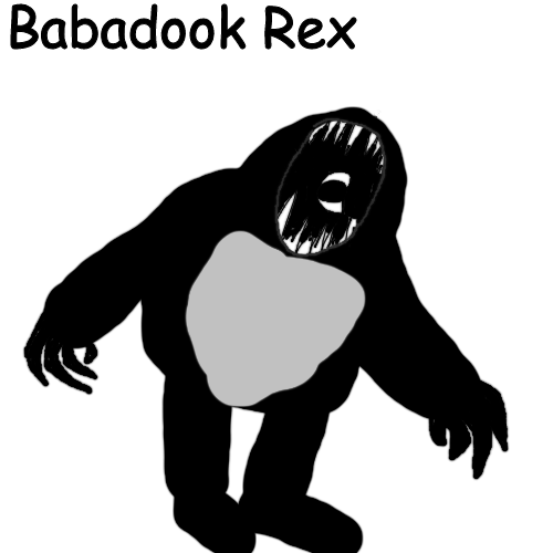 High Quality Babadook Rex Blank Meme Template