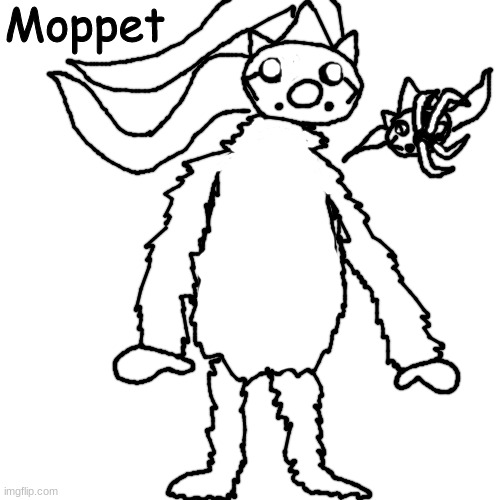 turning AI generated Kaiju into OCs part 6 | Moppet | made w/ Imgflip meme maker