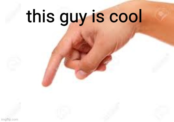 the person below | this guy is cool | made w/ Imgflip meme maker