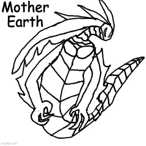 turning AI generated Kaiju into OCs part 8 | Mother Earth | made w/ Imgflip meme maker