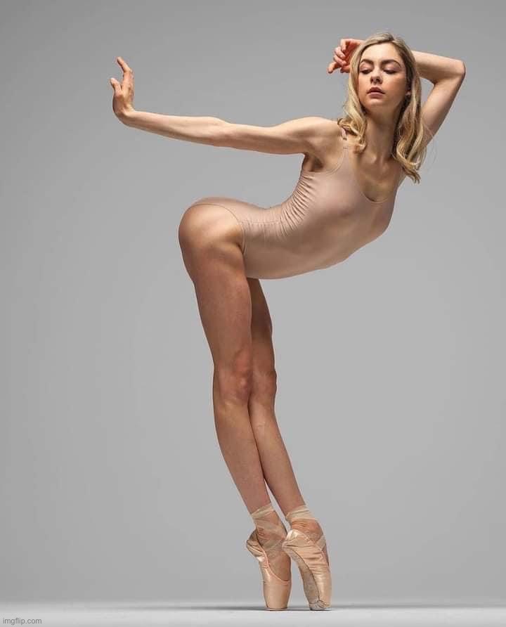 Blonde ballerina | image tagged in blonde ballerina | made w/ Imgflip meme maker