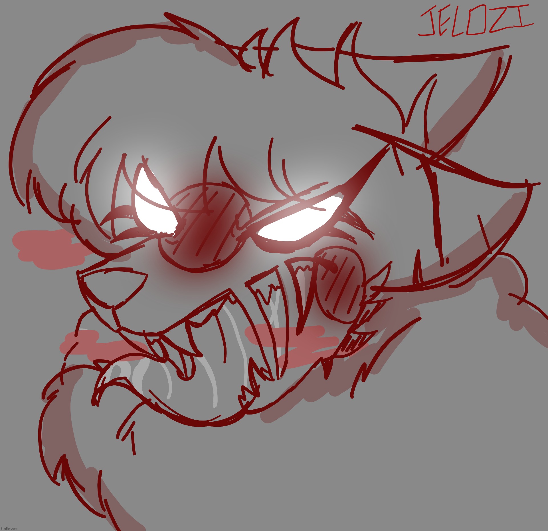 I dont draw ZiZi's demon form alot- | made w/ Imgflip meme maker