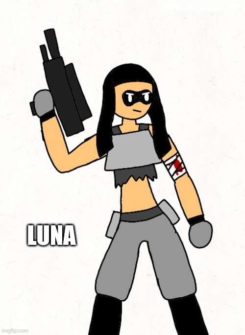 I feel like I made her look a bit more adult than I intended but it still turned out pretty good | LUNA | made w/ Imgflip meme maker