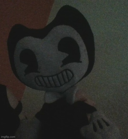 Bendy plush- | image tagged in idk,stuff,s o u p,carck | made w/ Imgflip meme maker