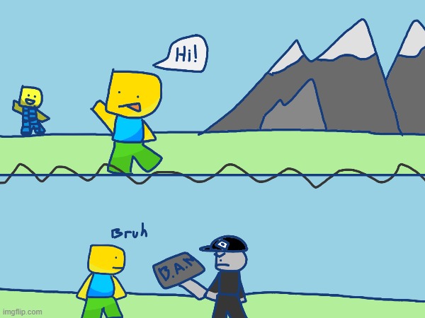 random bad comic thing i made cause i was bored | image tagged in roblox,memes,comics | made w/ Imgflip meme maker