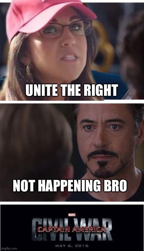 UNITE THE RIGHT NOT HAPPENING BRO | made w/ Imgflip meme maker