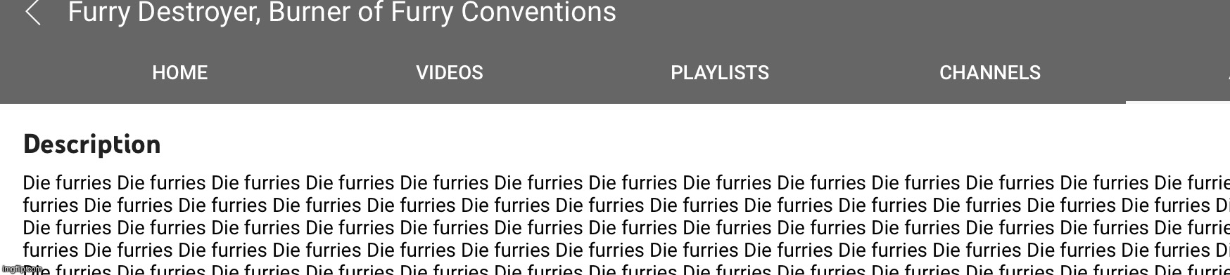 Imagine dedicating your life to bullying furries fr | made w/ Imgflip meme maker