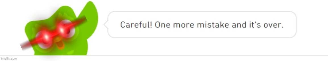 Duo scares me | image tagged in duolingo,duolingo bird,funny memes,funny | made w/ Imgflip meme maker