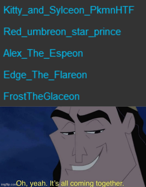 image tagged in it's all coming together | made w/ Imgflip meme maker