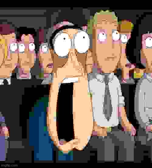 Quagmire jaw drop | image tagged in quagmire jaw drop | made w/ Imgflip meme maker