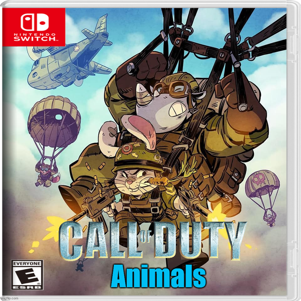Animals | image tagged in fake,nintendo switch | made w/ Imgflip meme maker