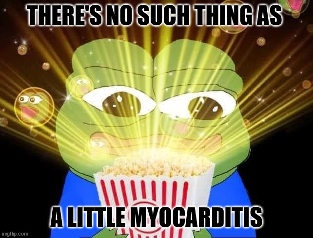 THERE'S NO SUCH THING AS A LITTLE MYOCARDITIS | made w/ Imgflip meme maker
