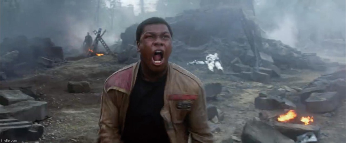 Star Wars Finn | image tagged in star wars finn | made w/ Imgflip meme maker
