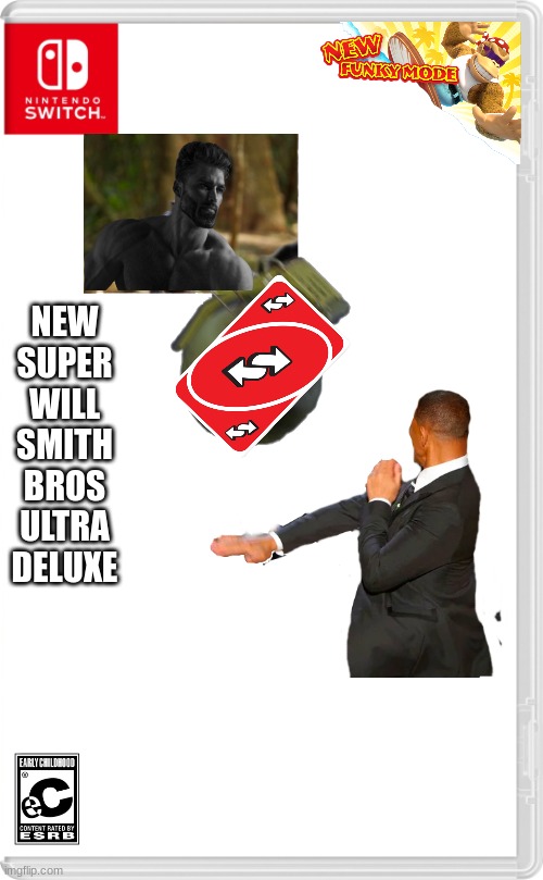New super will smith bro ultra deluxe | NEW SUPER WILL SMITH BROS ULTRA DELUXE | image tagged in funni | made w/ Imgflip meme maker