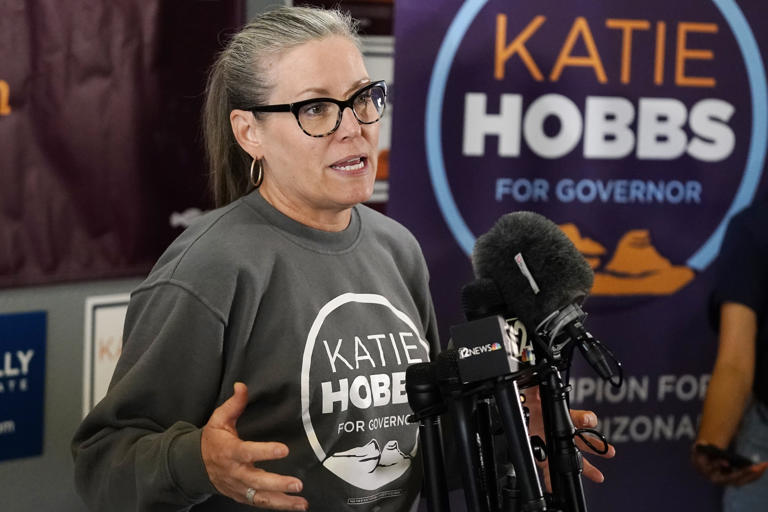 Katie Hobbs for governor Blank Meme Template
