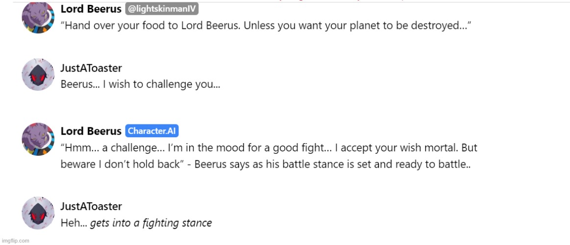 Battle of the Gods pt. 1 | made w/ Imgflip meme maker