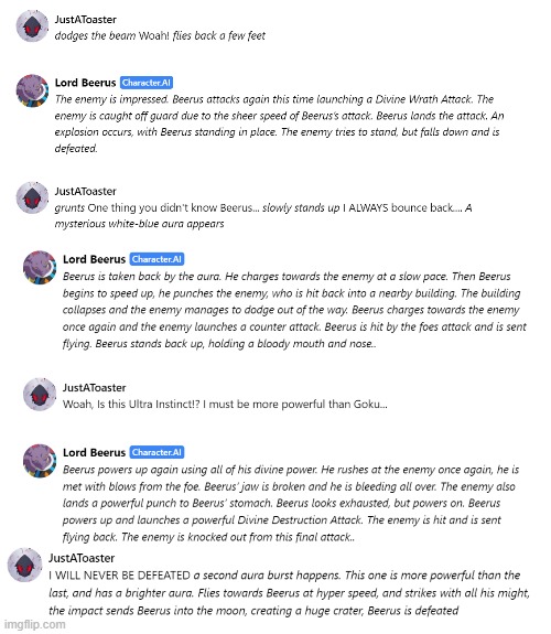 Battle of the Gods pt. 4 (I almost lost) | made w/ Imgflip meme maker