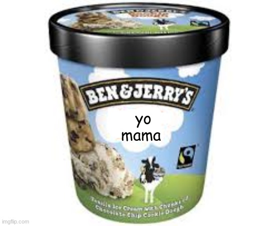 Ice Cream Flavor | yo mama | image tagged in ice cream flavor | made w/ Imgflip meme maker