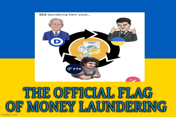 THE OFFICIAL FLAG OF MONEY LAUNDERING | made w/ Imgflip meme maker