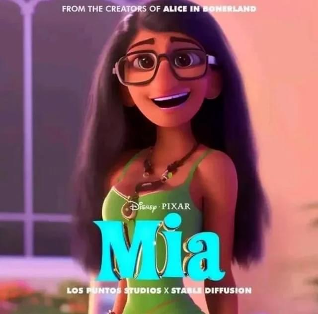 Mia Khalifa Pixar Blank Meme Template