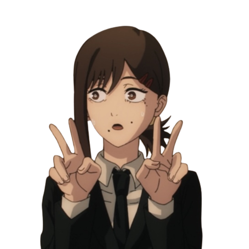 Kobeni Peace sign Blank Meme Template