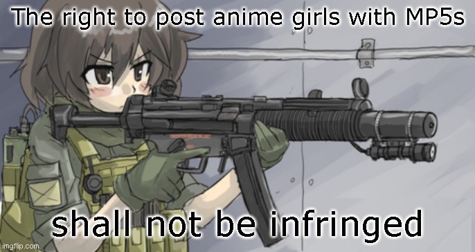 anime girl with a gun Memes & GIFs - Imgflip