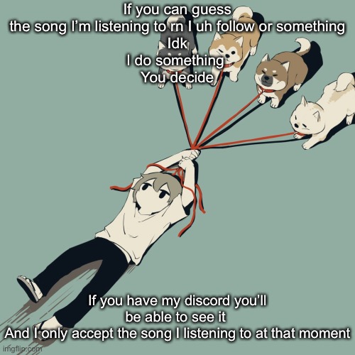 Avogado6 | If you can guess the song I’m listening to rn I uh follow or something
Idk
I do something 
You decide; If you have my discord you’ll be able to see it 
And I only accept the song I listening to at that moment | image tagged in avogado6 | made w/ Imgflip meme maker