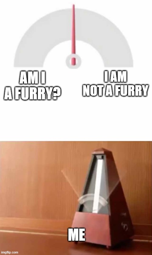 Metronome | AM I A FURRY? I AM NOT A FURRY ME | image tagged in metronome | made w/ Imgflip meme maker