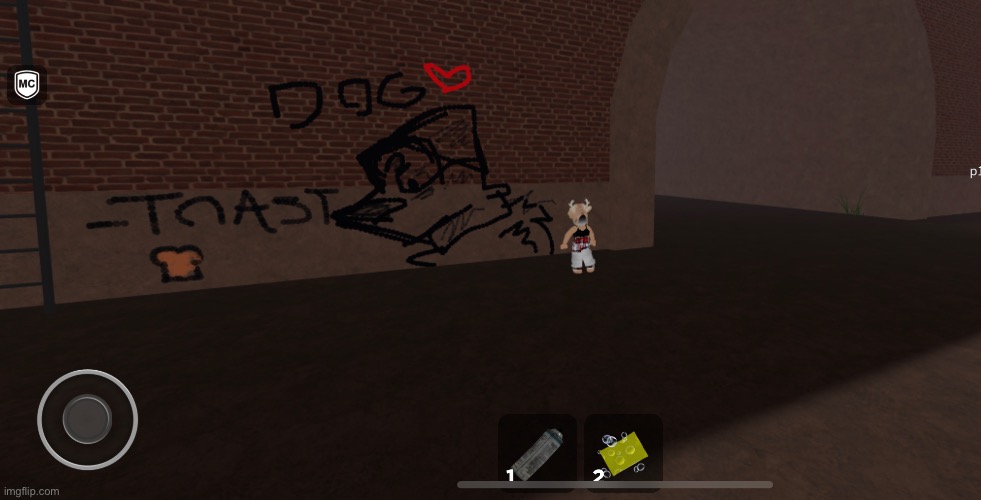 Thing I drew while playing a game in roblox XD | image tagged in dog | made w/ Imgflip meme maker