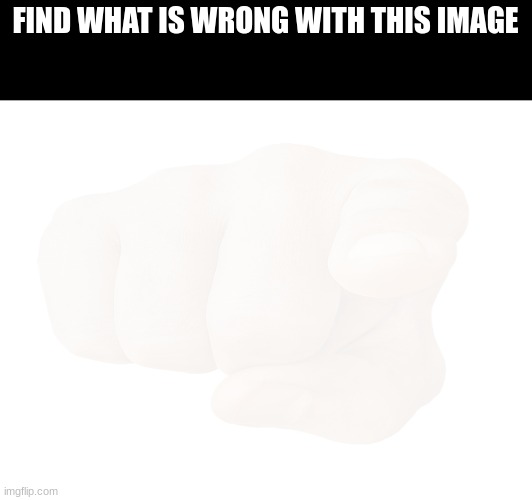 FIND WHAT IS WRONG WITH THIS IMAGE | made w/ Imgflip meme maker