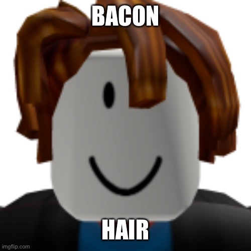 Bacon Hair |  BACON; HAIR | image tagged in bacon hair,roblox,hair,head | made w/ Imgflip meme maker