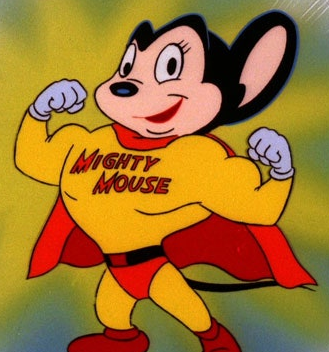 High Quality Mighty Mouse Blank Meme Template