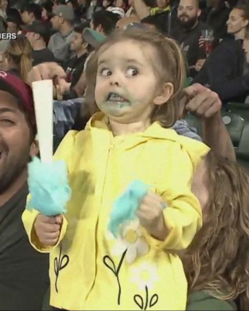 Girl eating candy Blank Meme Template