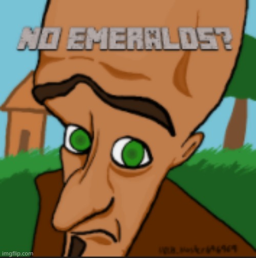 No emeralds? | image tagged in no emeralds | made w/ Imgflip meme maker